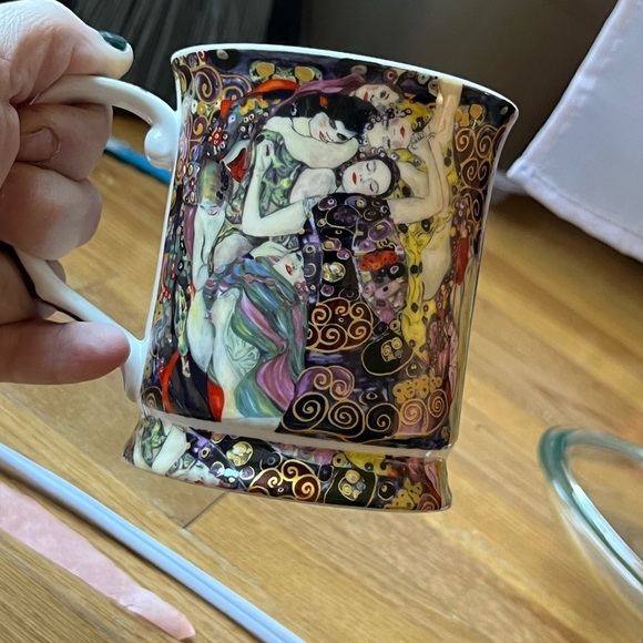 Gustav klimt mug by adeline fine china - housewarming gift - Picture 4 of 4